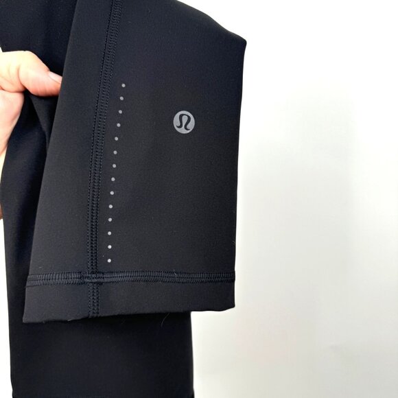 Lululemon Black Swift Speed High Rise Crop 23” Black womans size 10 - Picture 12 of 14